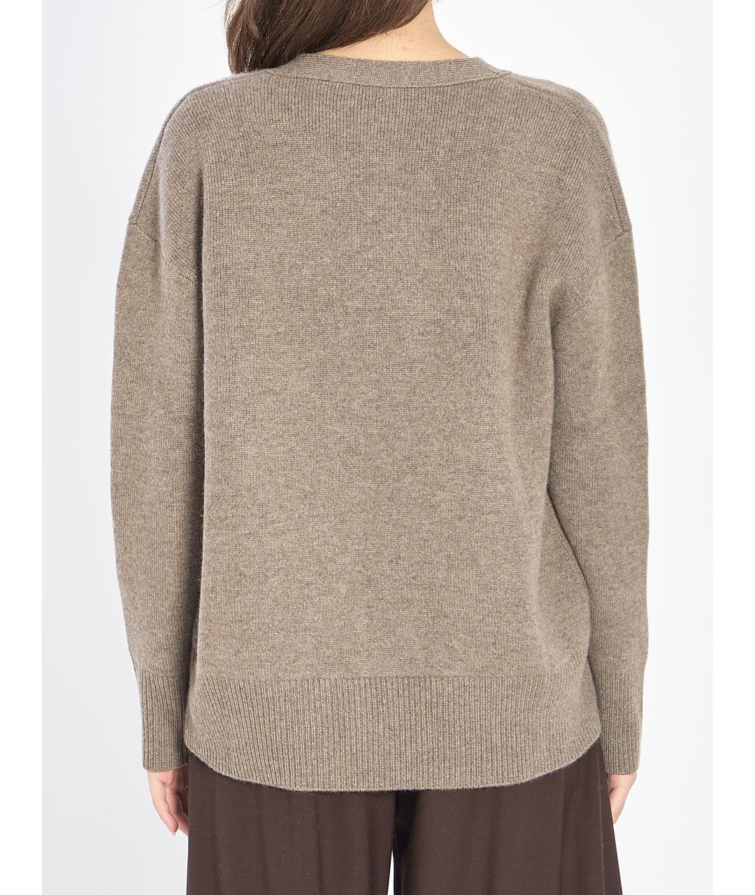LISA YANG Бежевый кашемировый джемпер / свитер, фото 5