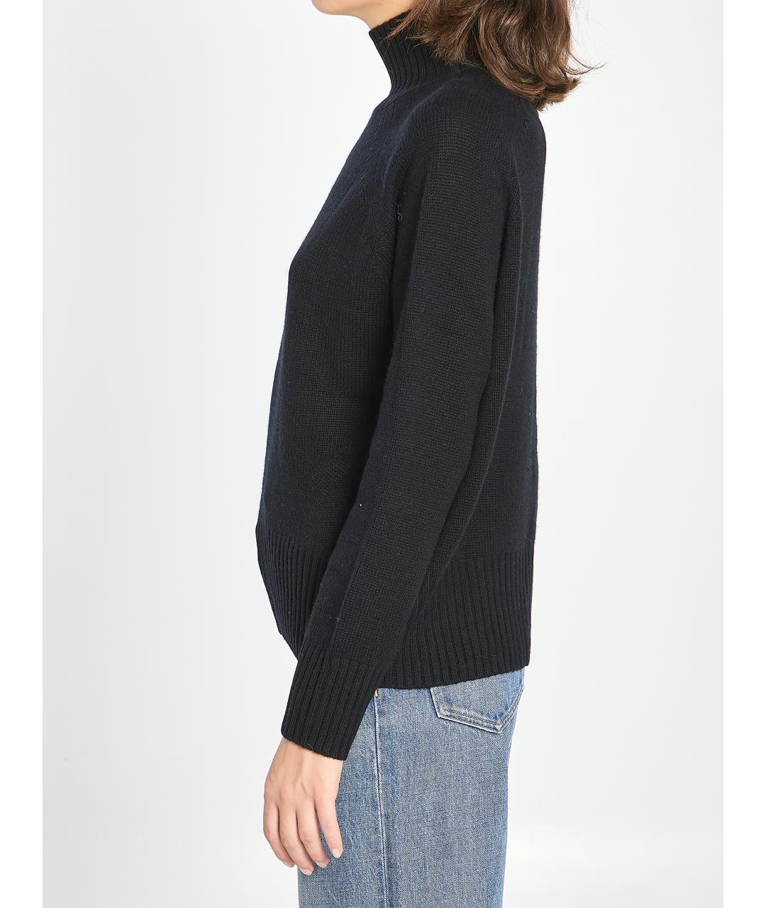 ALLUDE Черный шерстяной джемпер / свитер, фото 3