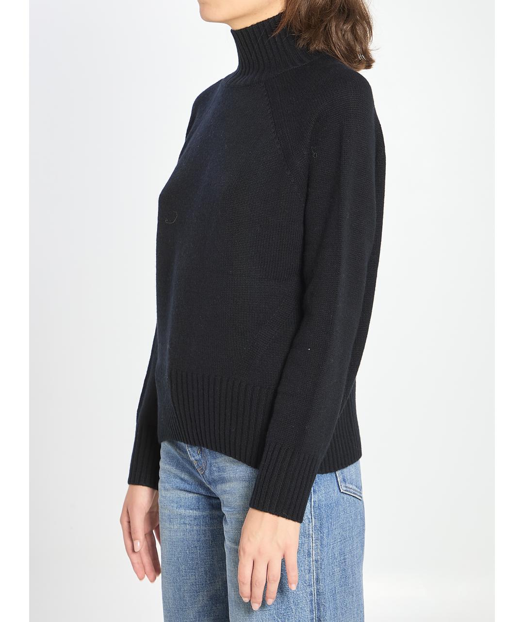 ALLUDE Черный шерстяной джемпер / свитер, фото 2