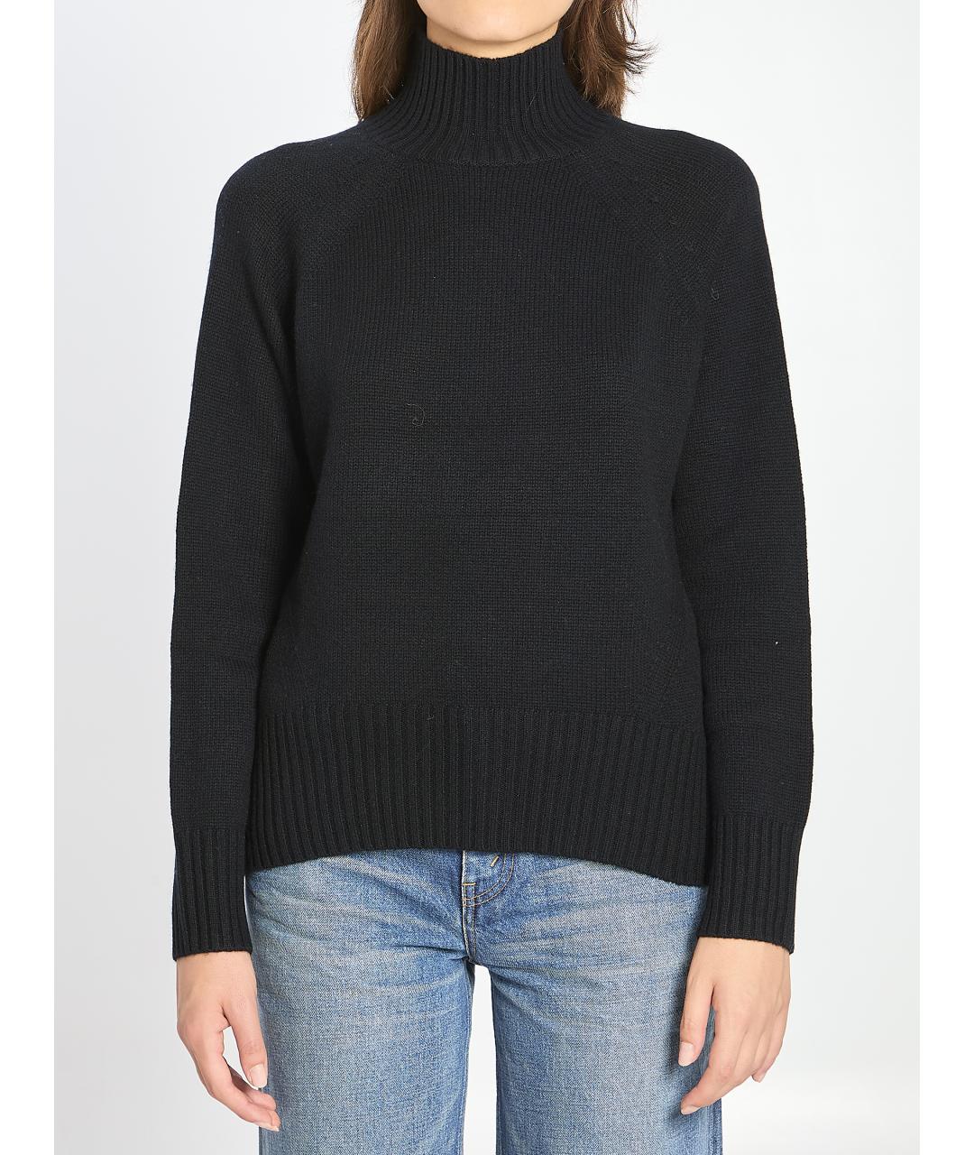 ALLUDE Черный шерстяной джемпер / свитер, фото 5