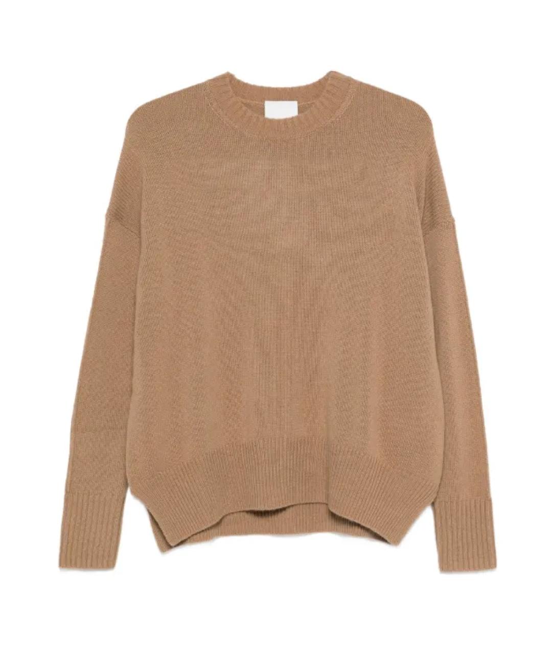 ALLUDE Бежевый кашемировый джемпер / свитер, фото 1