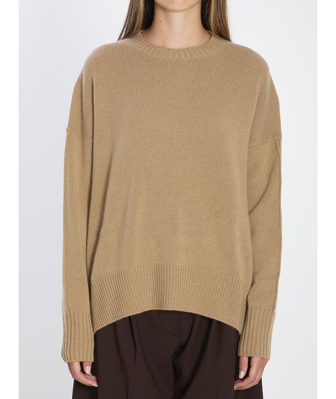ALLUDE Бежевый кашемировый джемпер / свитер, фото 2