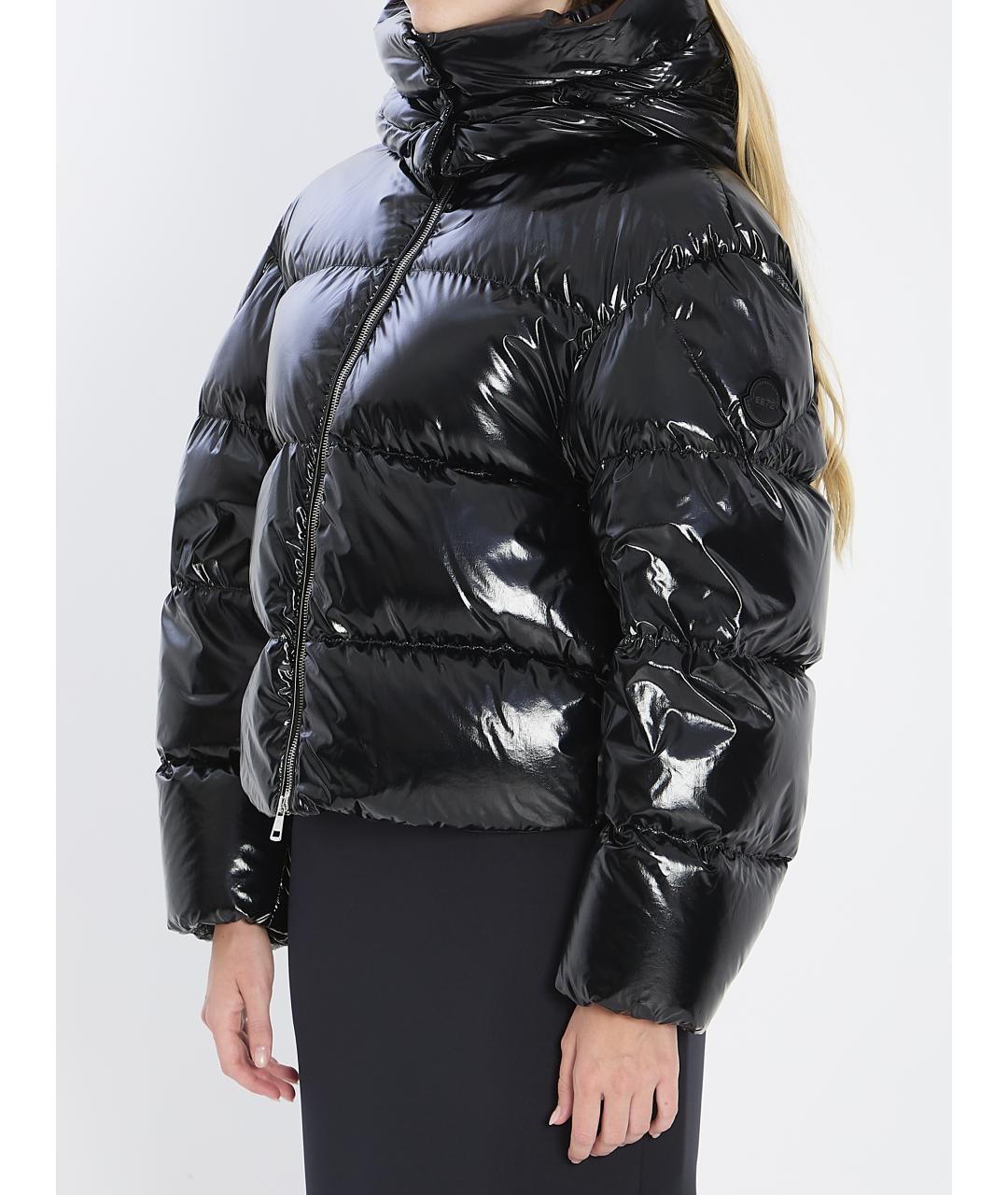 MONCLER Черная полиамидовая куртка, фото 3