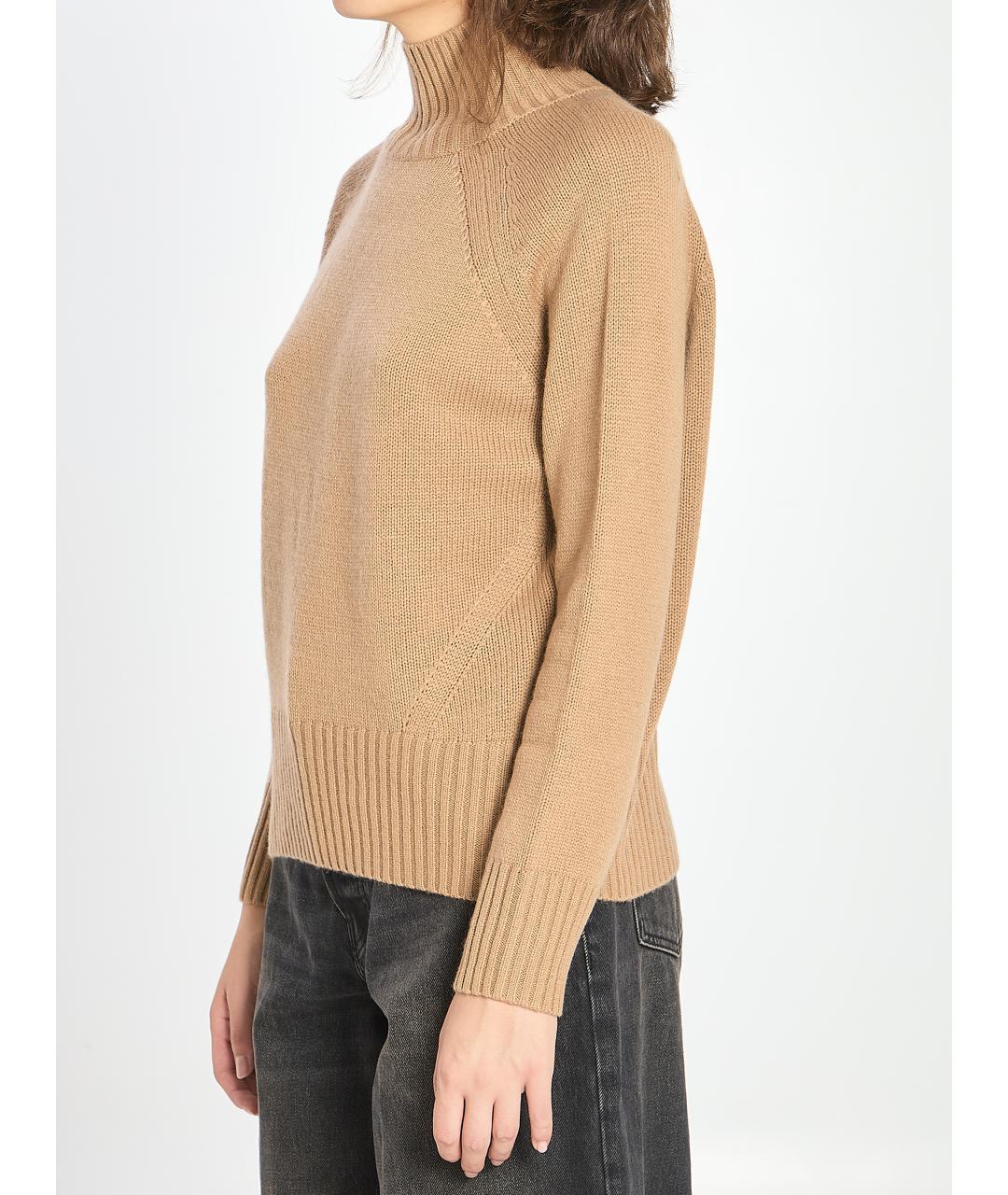 ALLUDE Бежевый шерстяной джемпер / свитер, фото 2