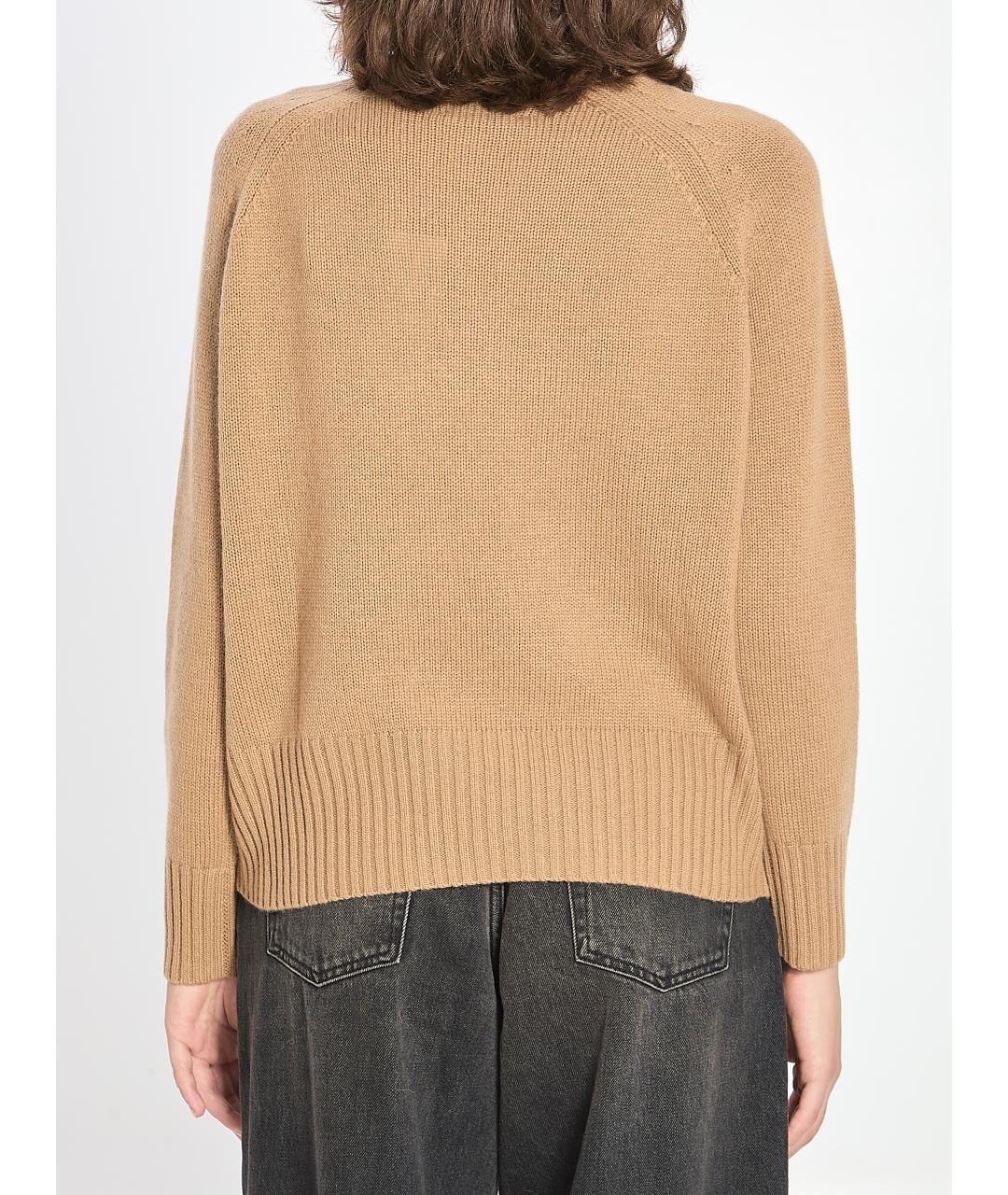ALLUDE Бежевый шерстяной джемпер / свитер, фото 4