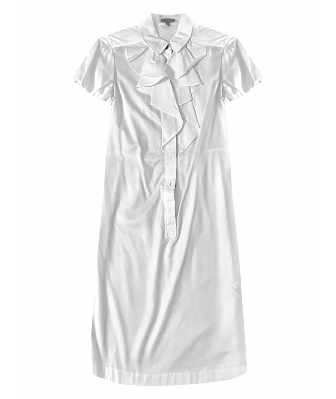 ESCADA Белое хлопковое повседневное платье, фото 1