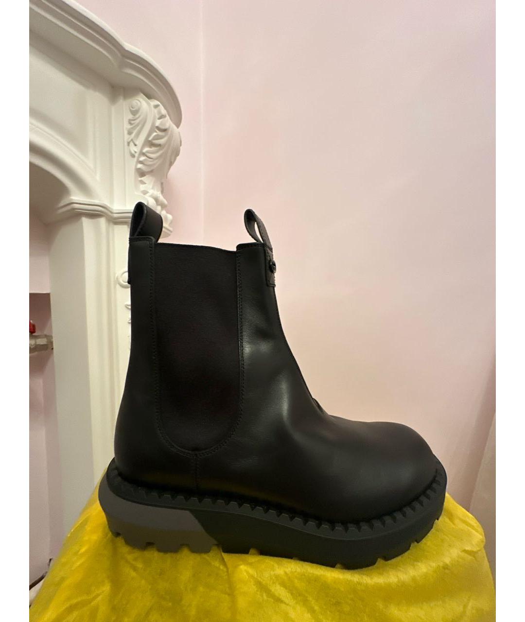 GUCCI Черные кожаные высокие ботинки, фото 9