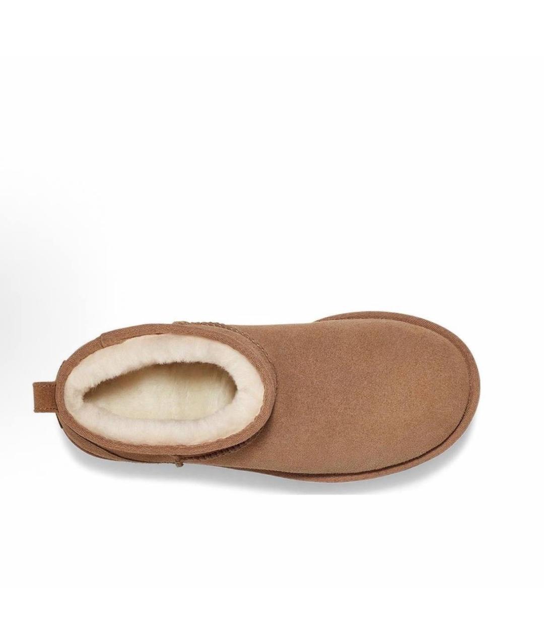 UGG AUSTRALIA Коричневые замшевые полусапоги, фото 3