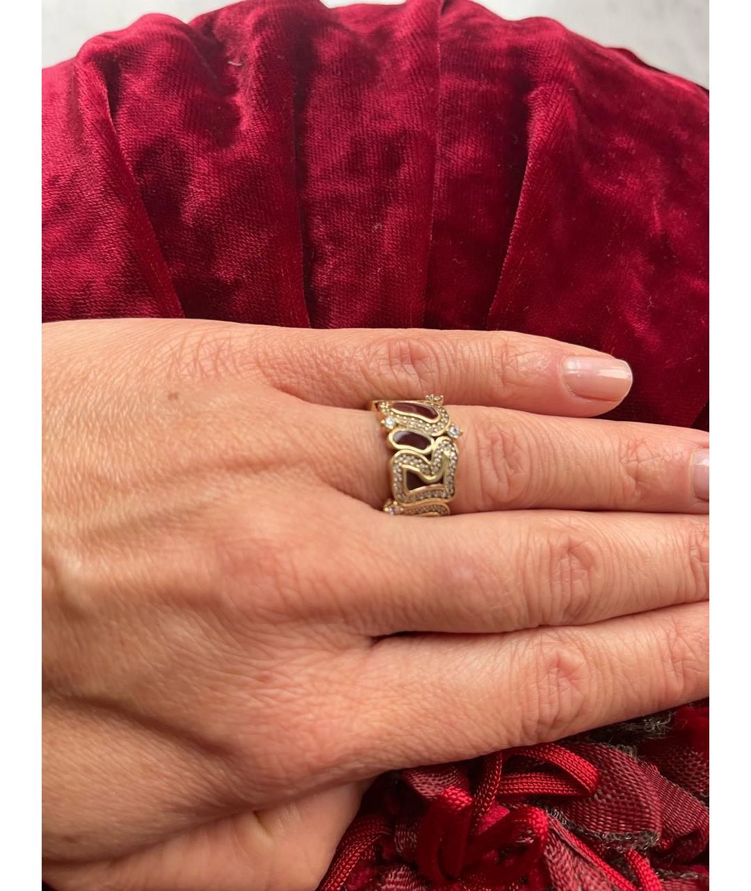 BOTTEGA VENETA Золотое серебряное кольцо, фото 7