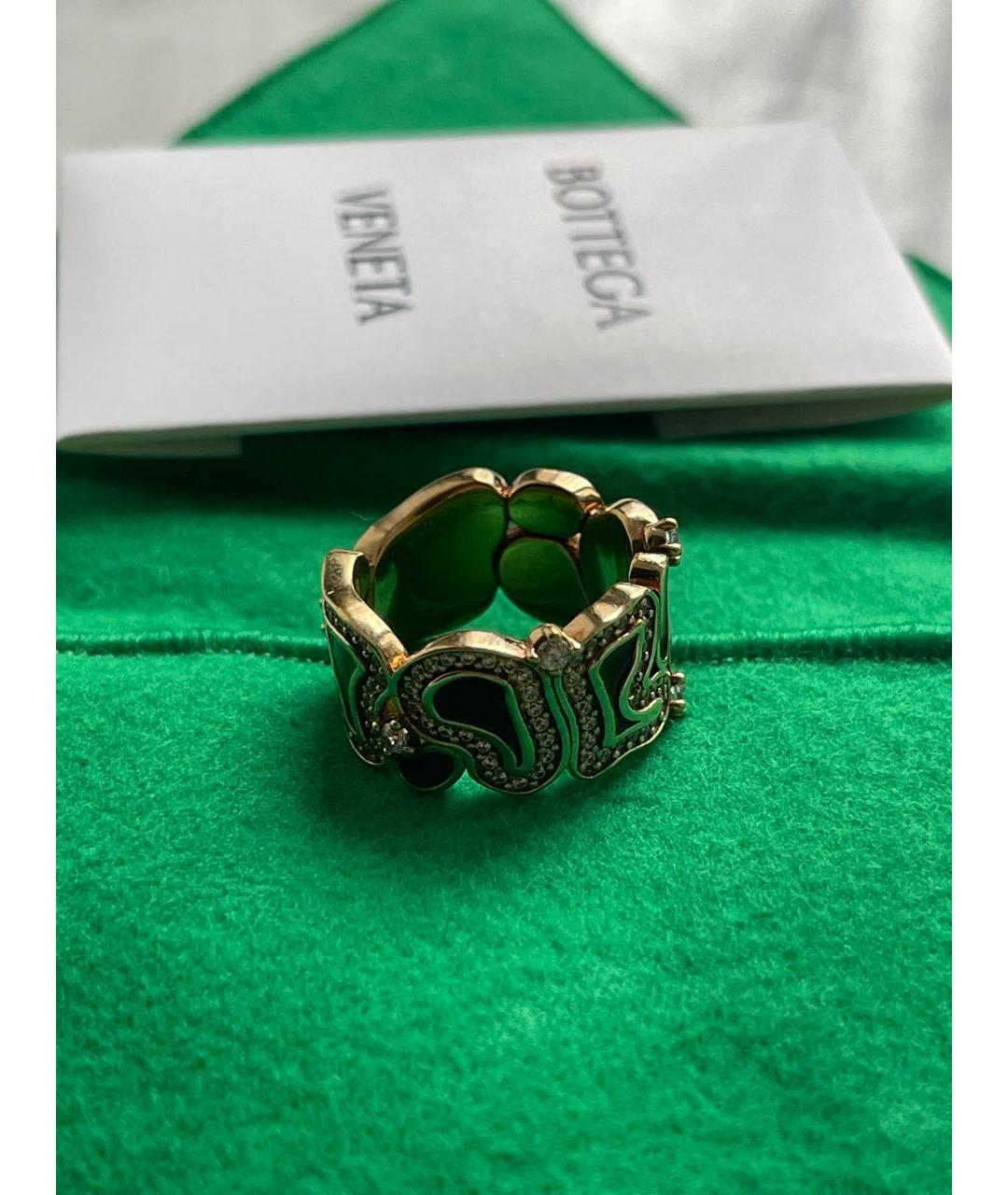 BOTTEGA VENETA Золотое серебряное кольцо, фото 8