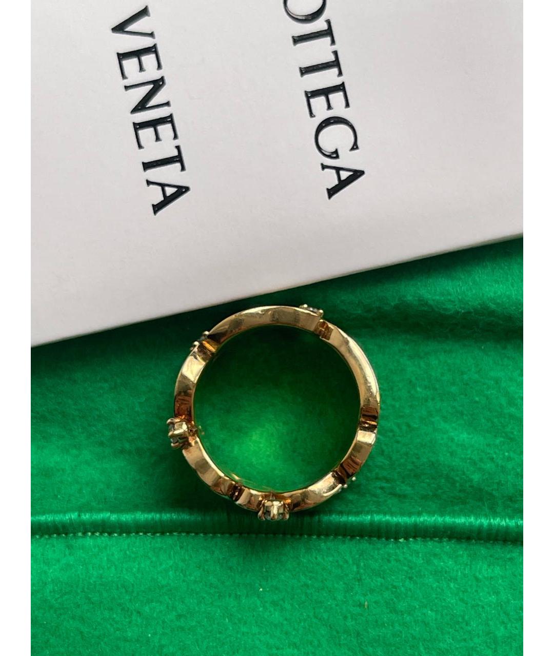 BOTTEGA VENETA Золотое серебряное кольцо, фото 5