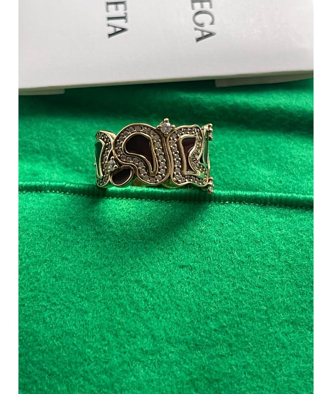 BOTTEGA VENETA Золотое серебряное кольцо, фото 3