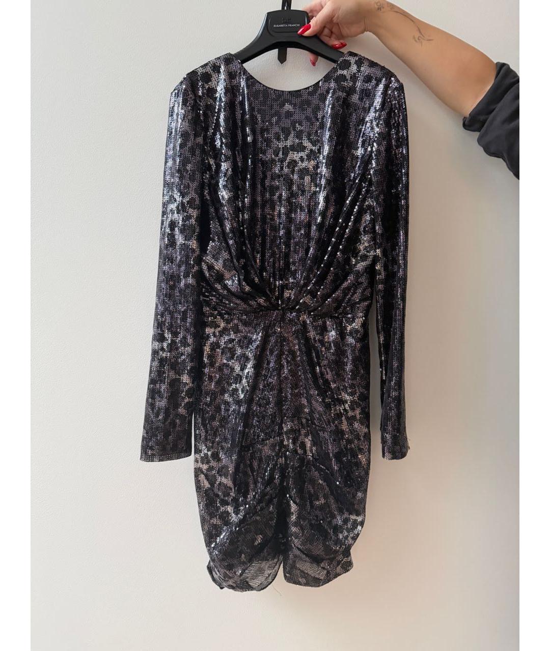 MSGM Фиолетовое вечернее платье, фото 4