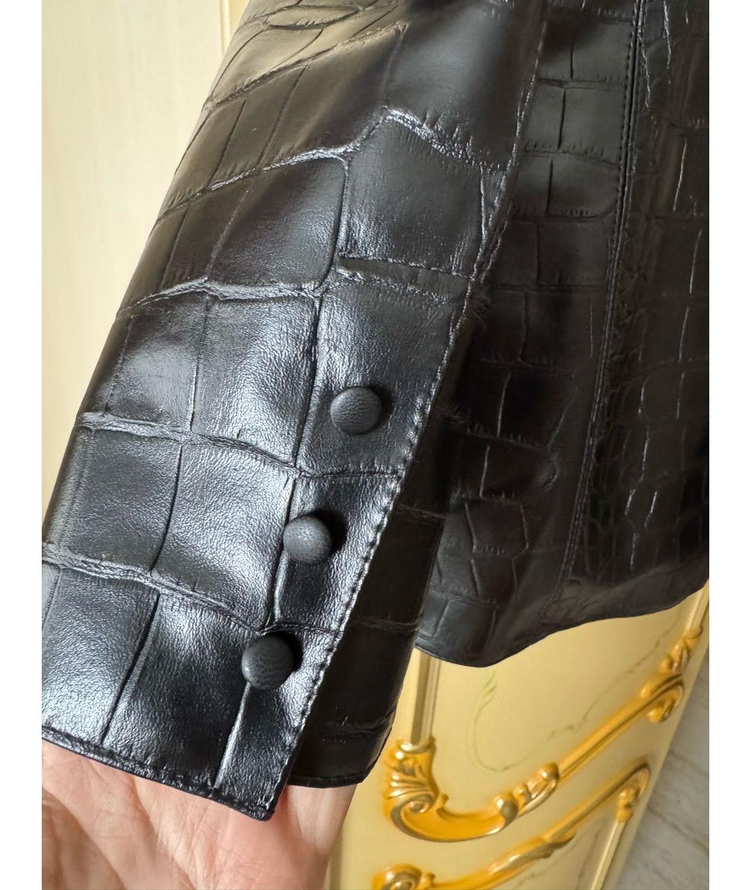 ELISABETTA FRANCHI Черная куртка, фото 6