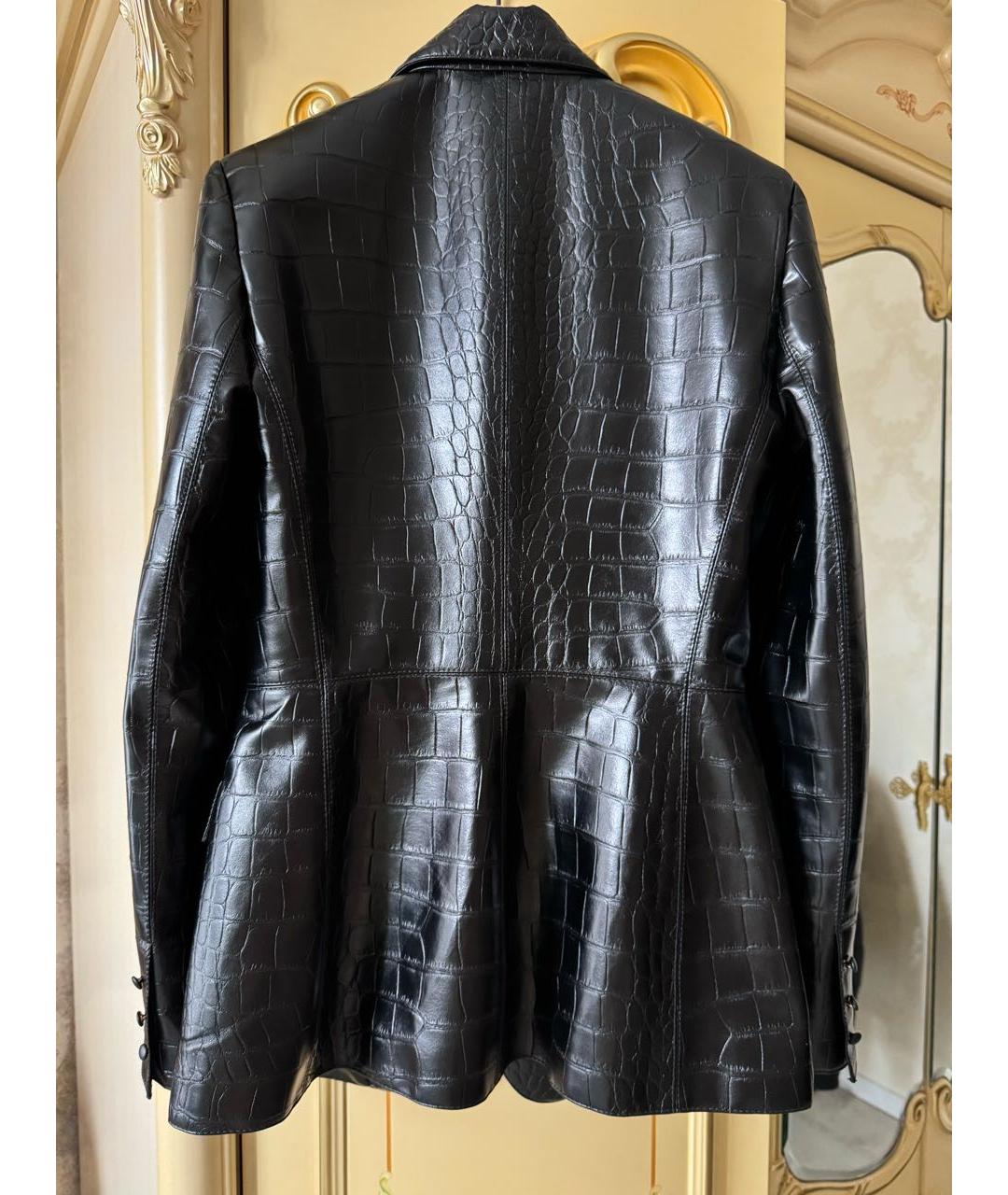 ELISABETTA FRANCHI Черная куртка, фото 2