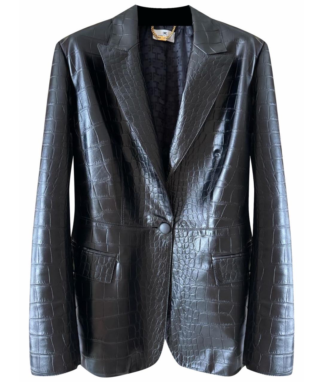 ELISABETTA FRANCHI Черная куртка, фото 1