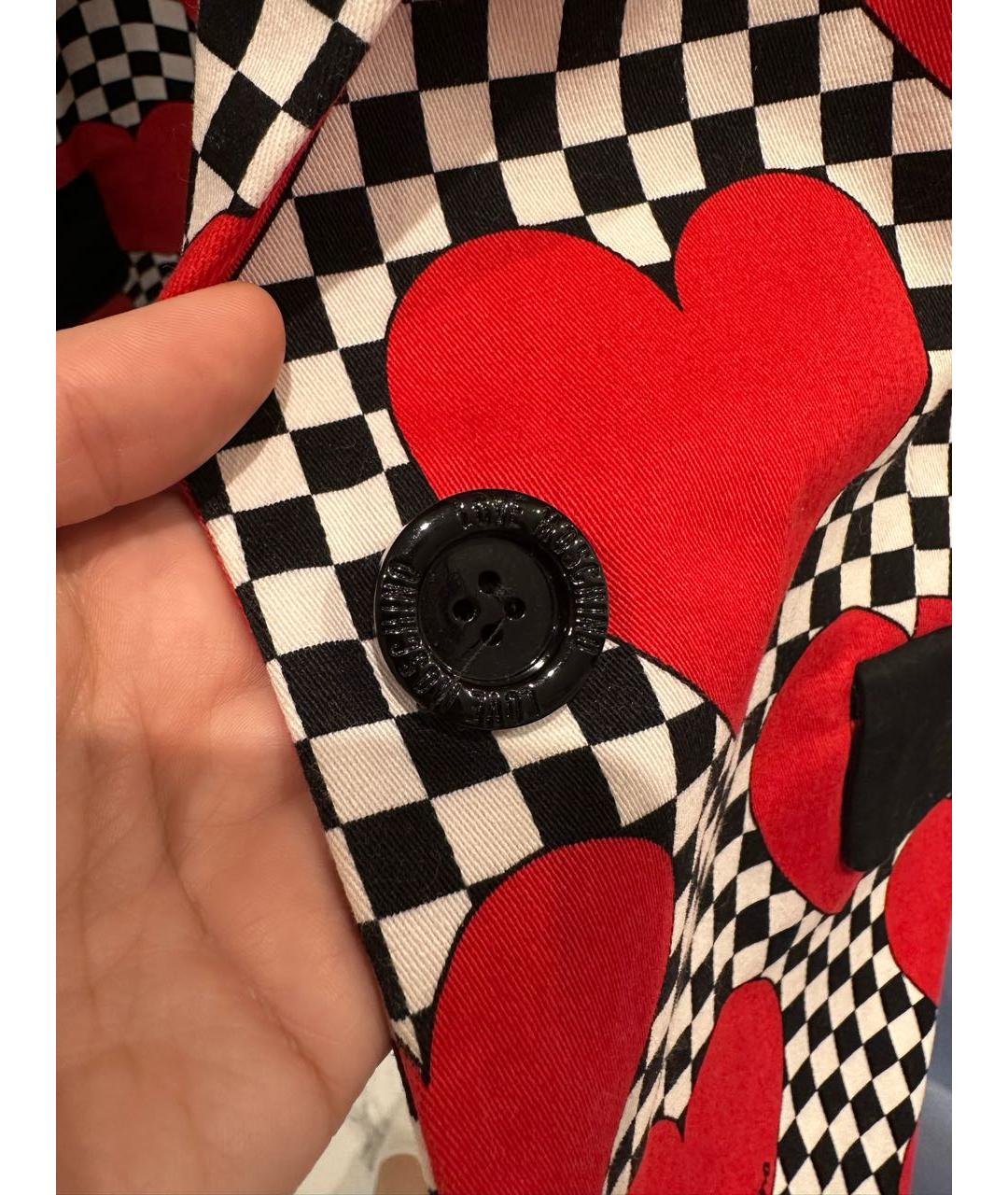 LOVE MOSCHINO Красный жакет/пиджак, фото 4