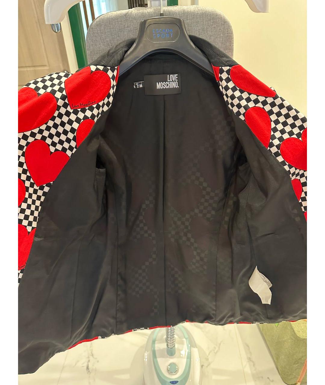 LOVE MOSCHINO Красный жакет/пиджак, фото 3