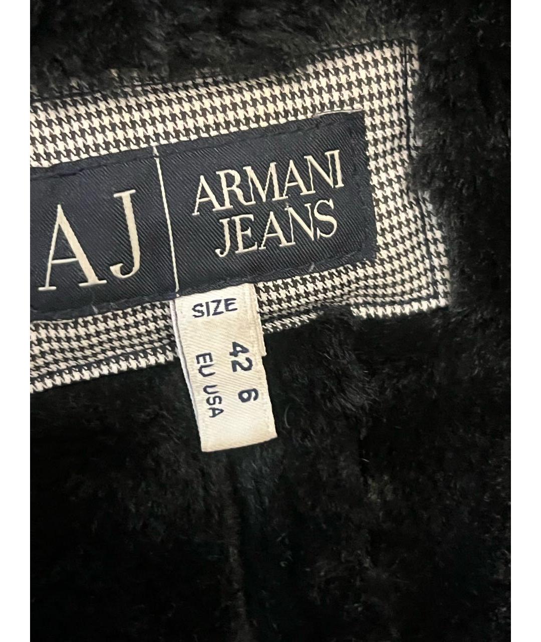 ARMANI JEANS Черная дубленка, фото 3