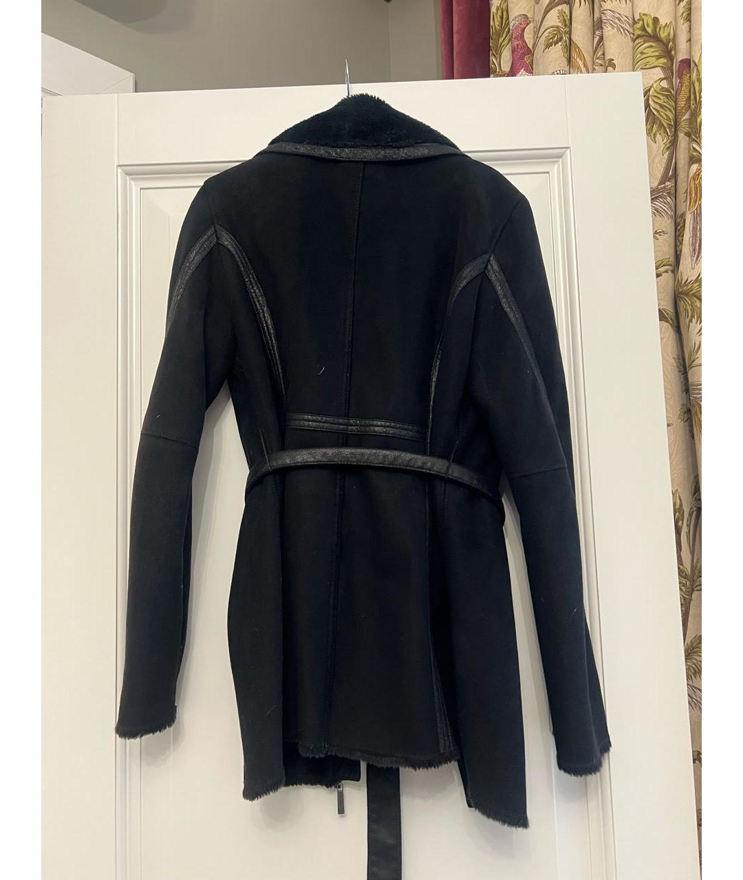 ARMANI JEANS Черная дубленка, фото 2