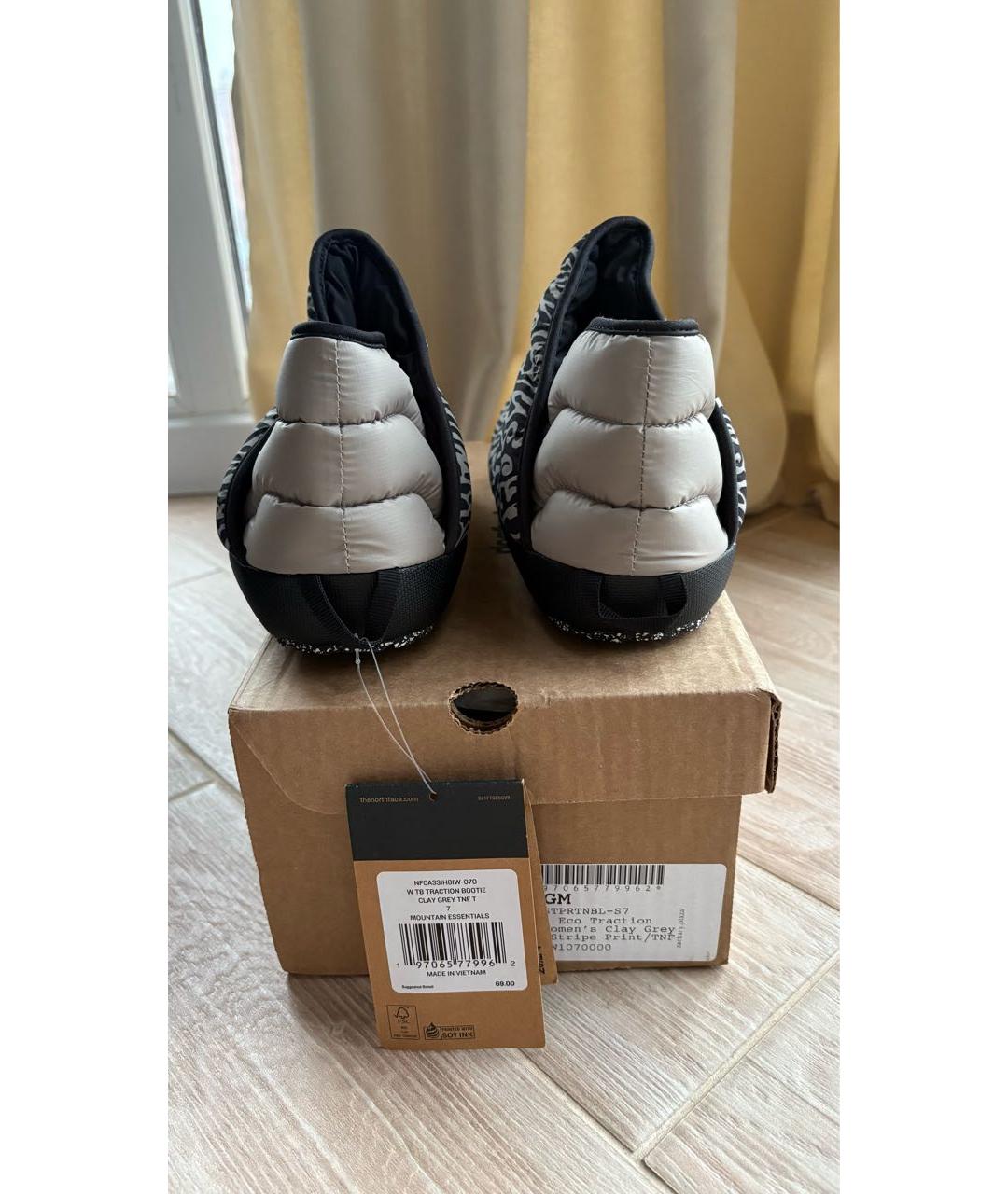 THE NORTH FACE Серые синтетические ботинки, фото 4