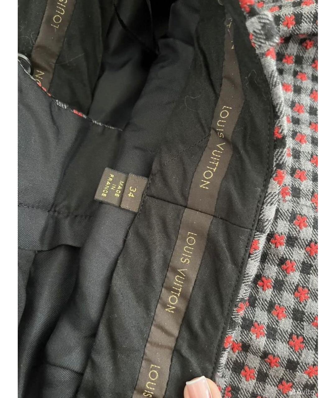 LOUIS VUITTON Мульти хлопковая юбка миди, фото 2