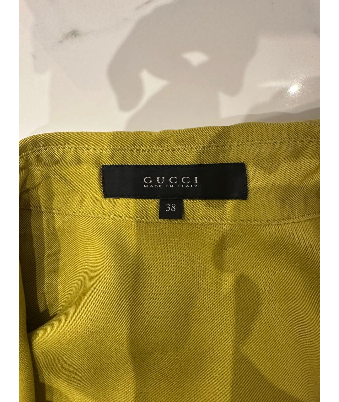 GUCCI Салатовый вискозный комбинезон, фото 4