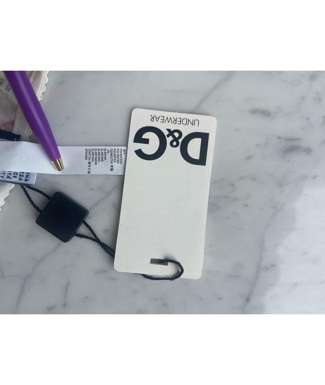 DOLCE&GABBANA Белые трусы, фото 5