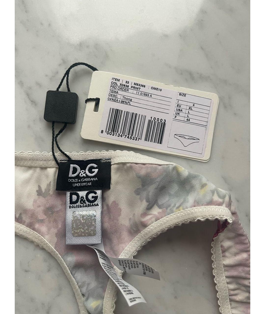 DOLCE&GABBANA Белые трусы, фото 3