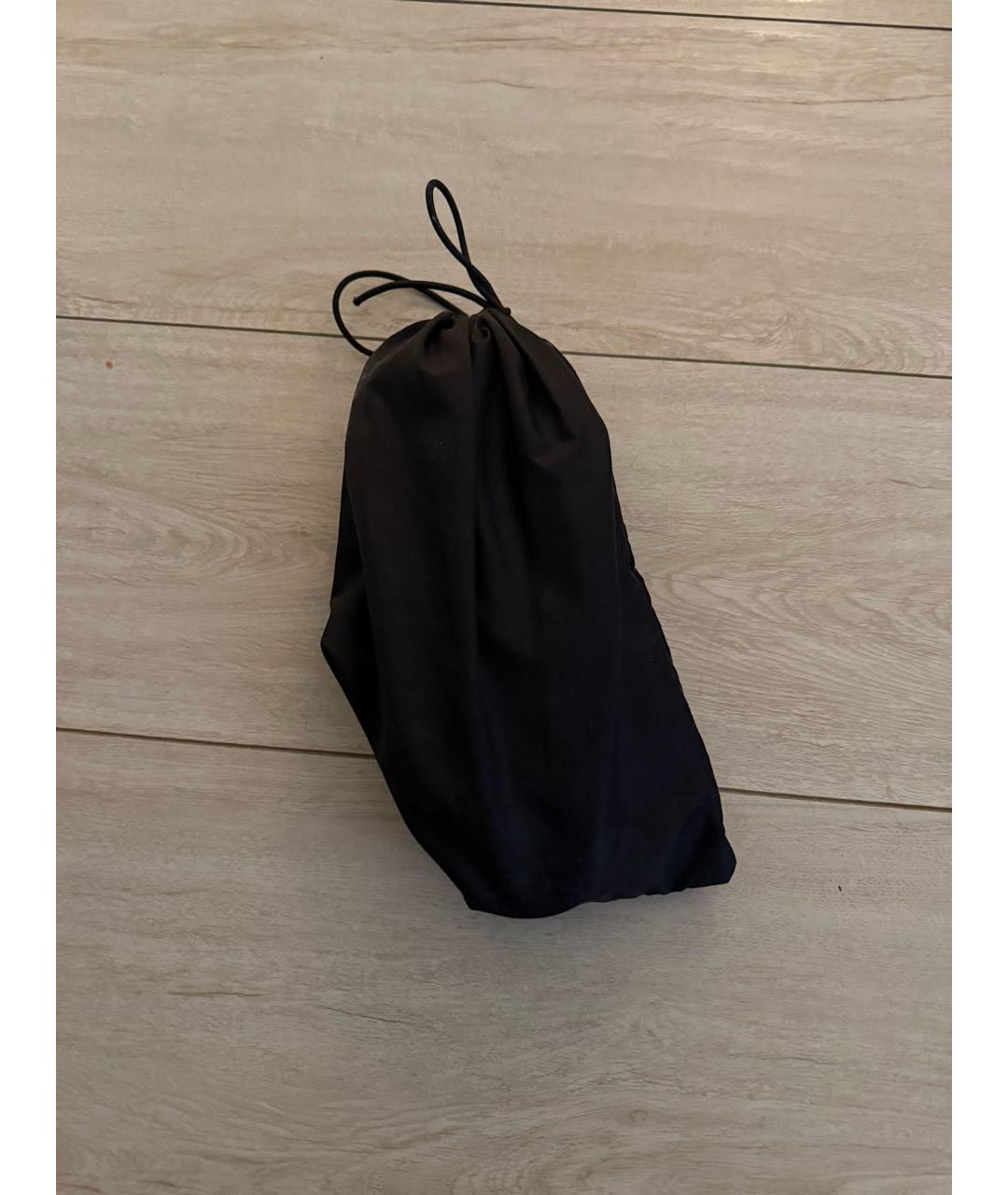 YEEZY Черные резиновые высокие кроссовки / кеды, фото 6