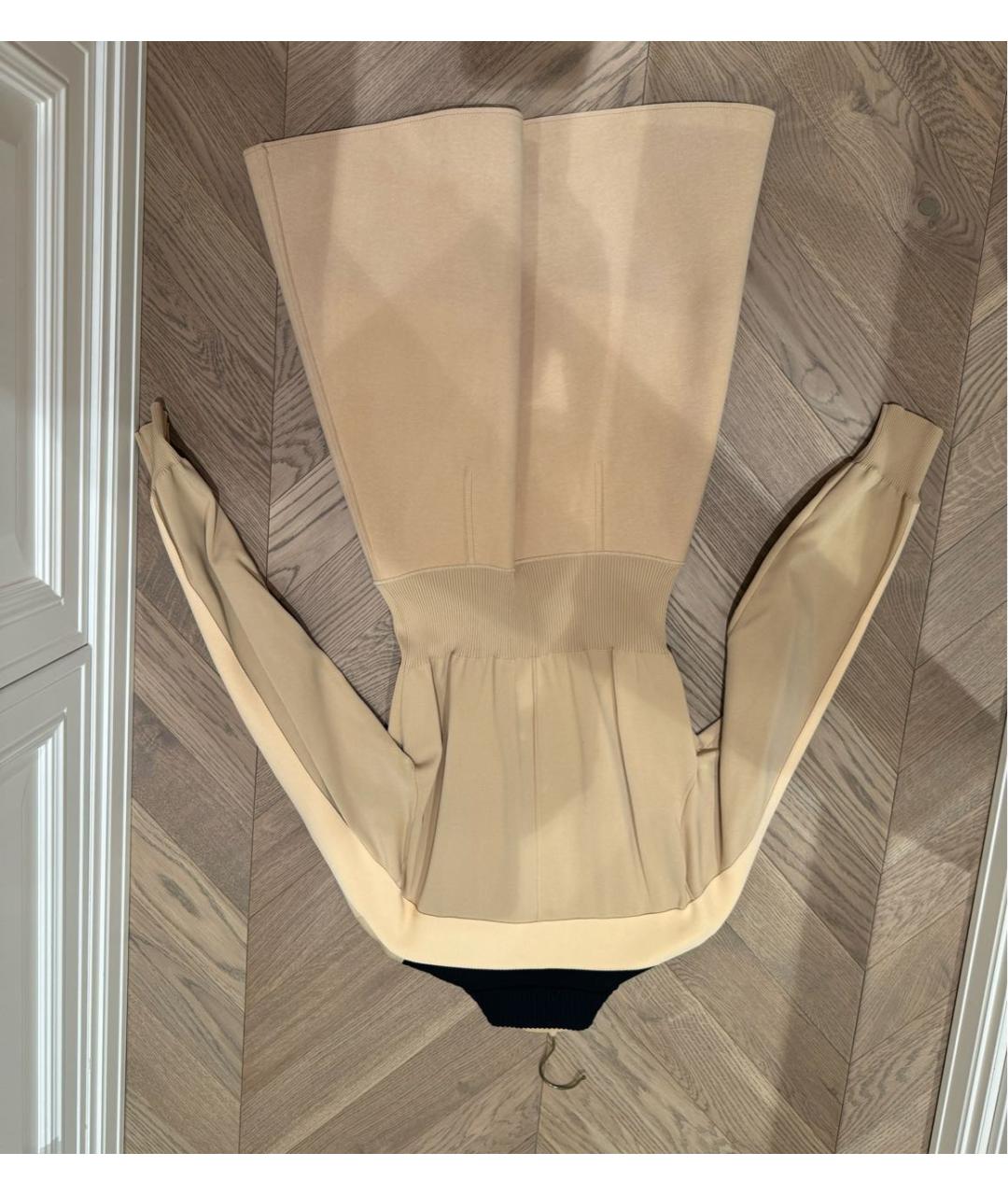 LOUIS VUITTON Бежевое полиамидовое повседневное платье, фото 2