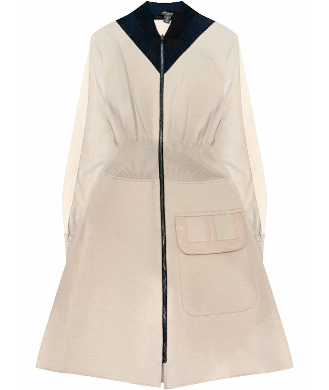 LOUIS VUITTON Бежевое полиамидовое повседневное платье, фото 1