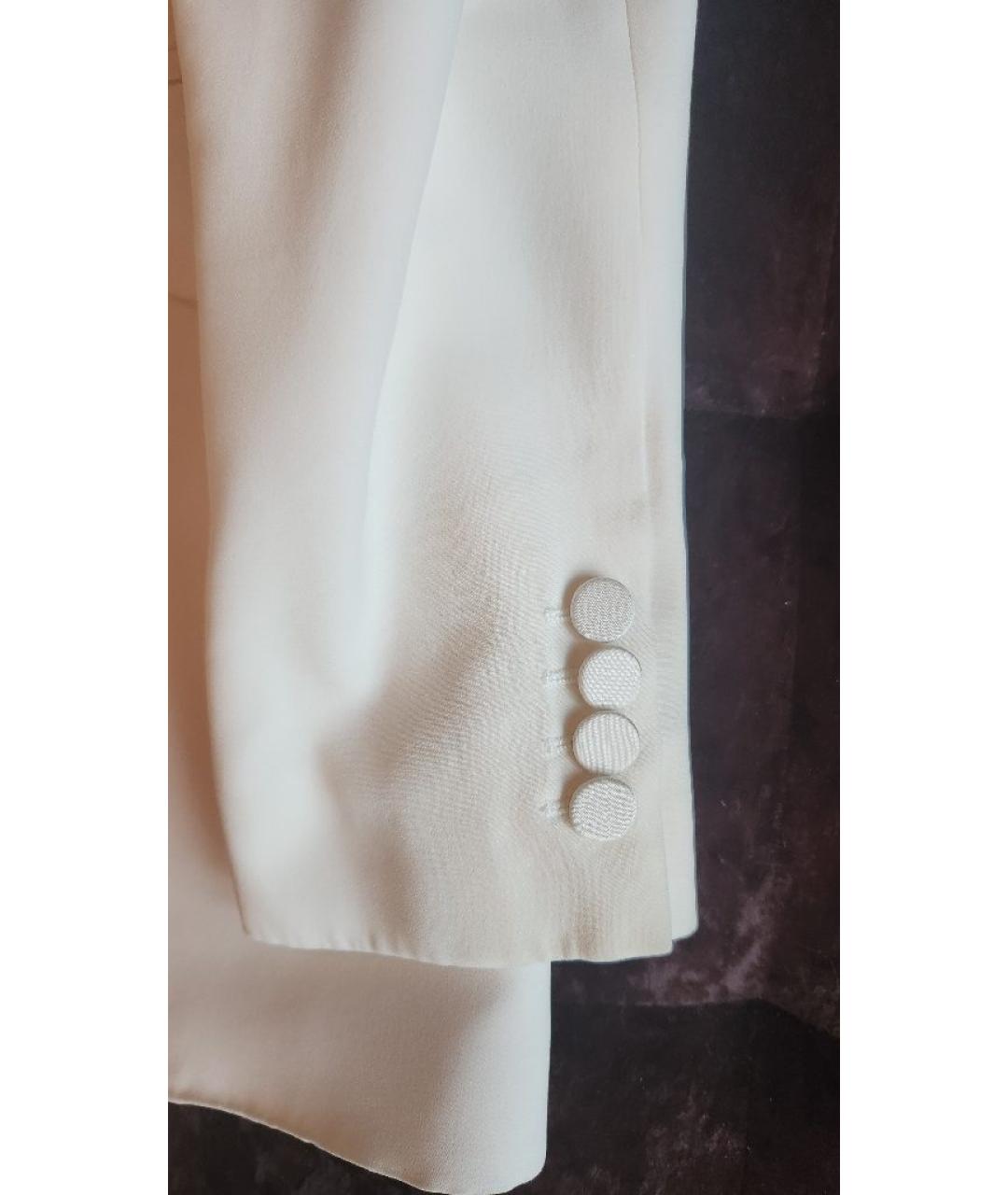 MCQ ALEXANDER MCQUEEN Белый вискозный жакет/пиджак, фото 6