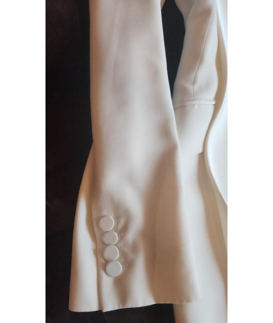 MCQ ALEXANDER MCQUEEN Белый вискозный жакет/пиджак, фото 5