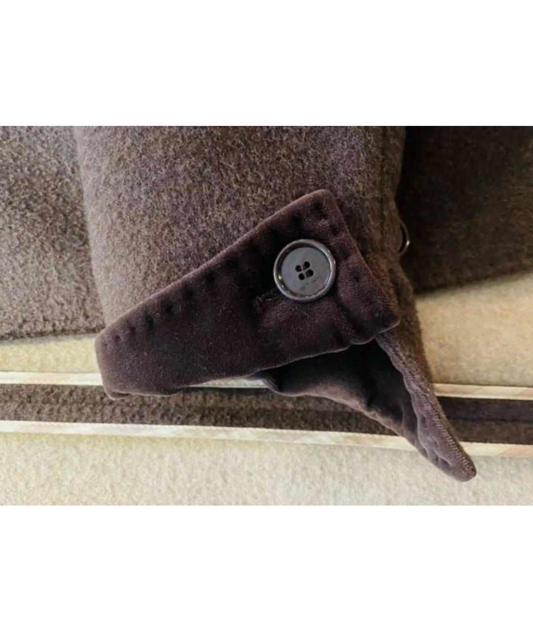 ETRO Коричневое шерстяное пальто, фото 3