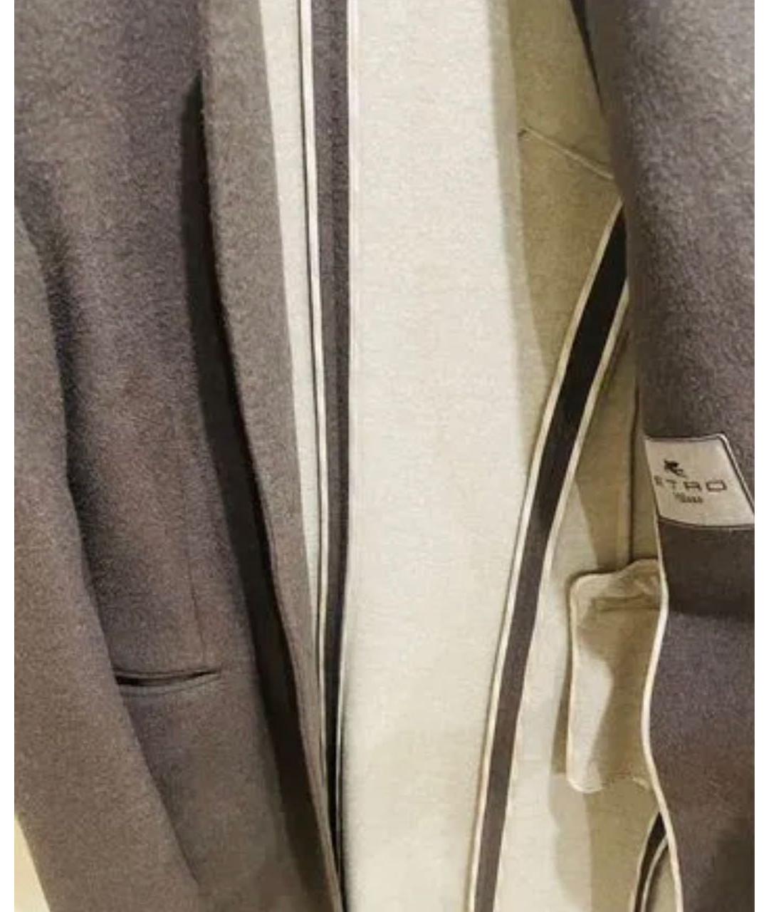 ETRO Коричневое шерстяное пальто, фото 4