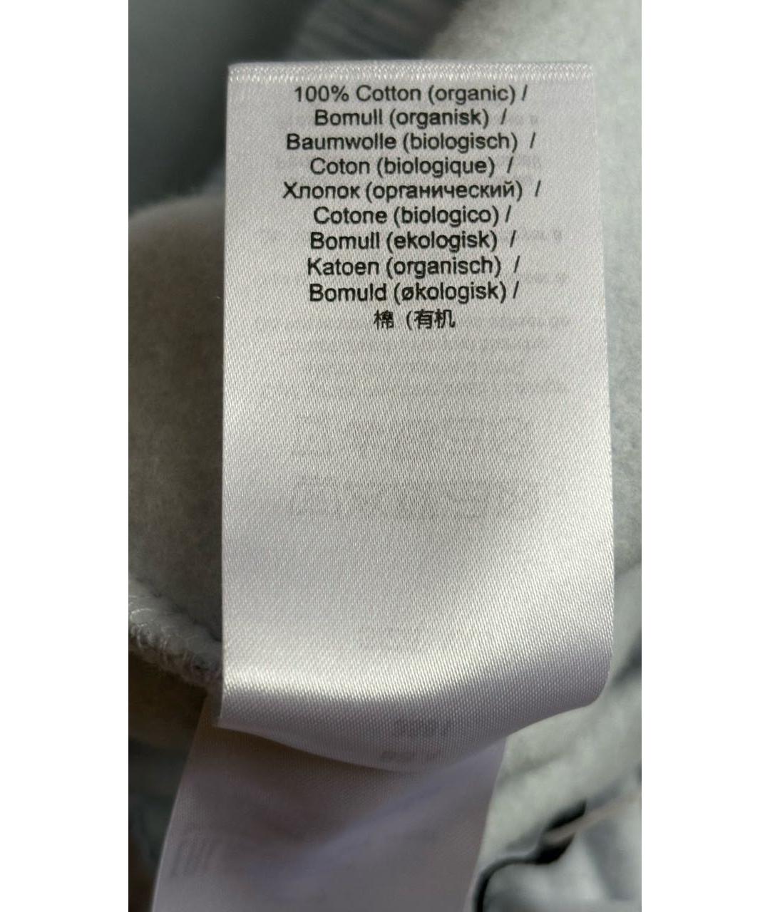 GANNI Голубые хлопковые спортивные брюки и шорты, фото 7