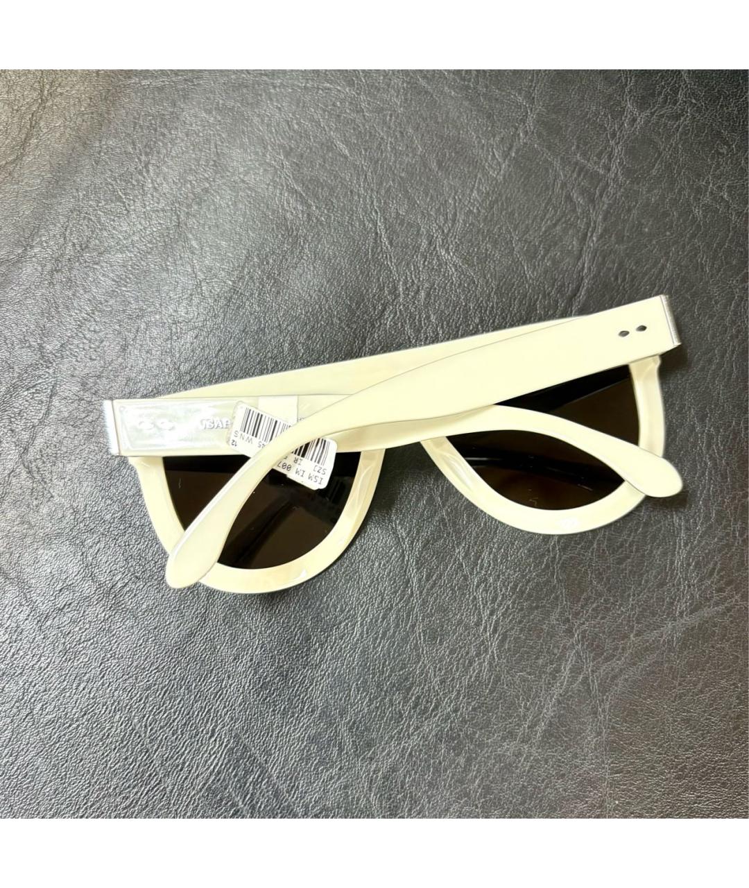 ISABEL MARANT Белые пластиковые солнцезащитные очки, фото 5