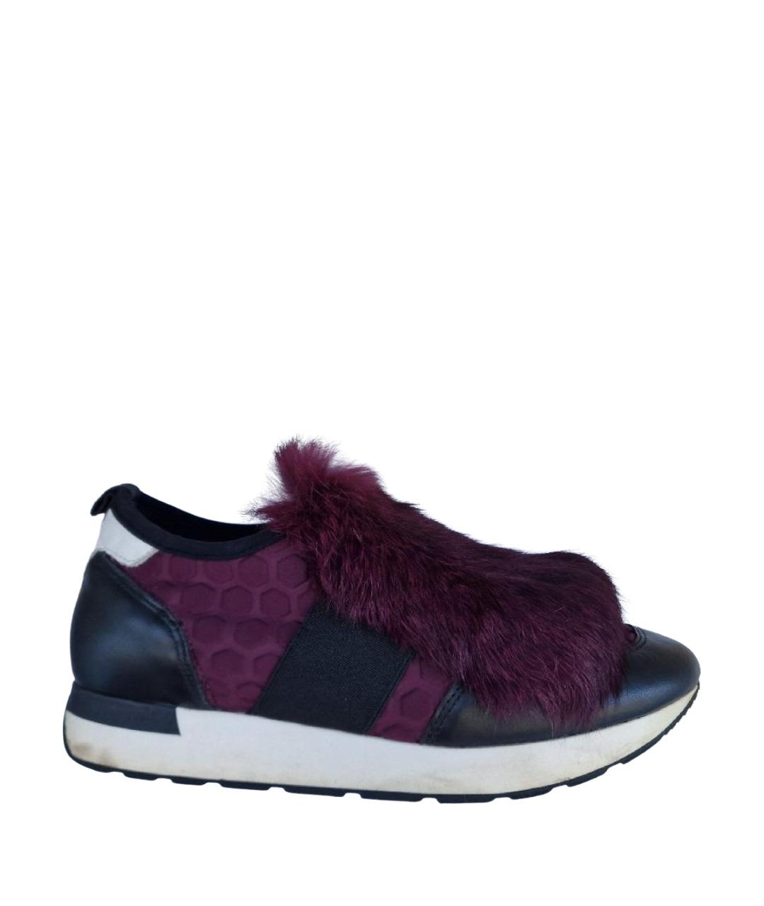 POLLINI Мульти кожаные кроссовки, фото 11