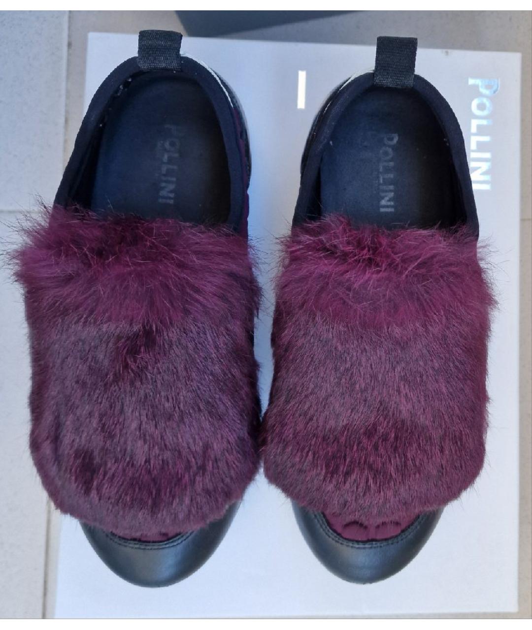 POLLINI Мульти кожаные кроссовки, фото 2