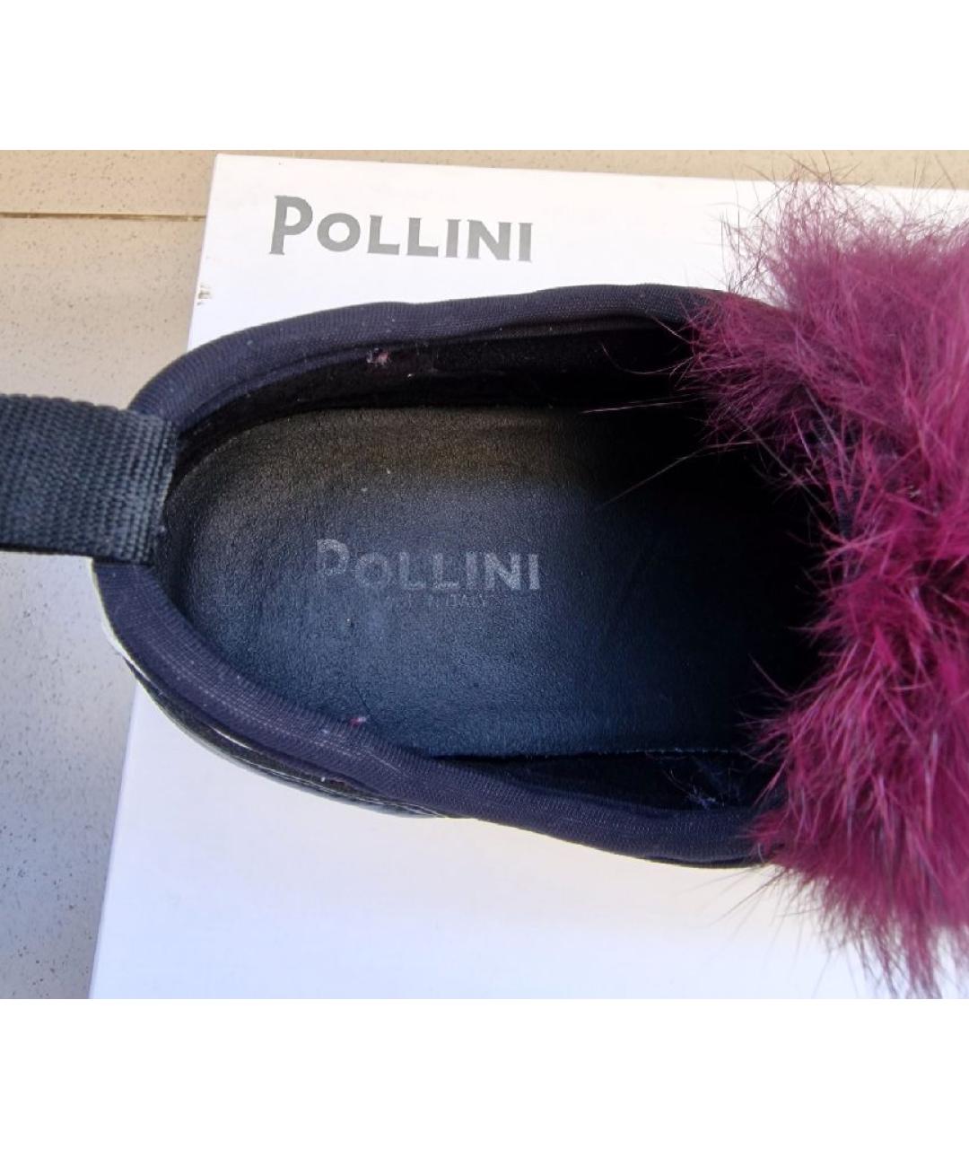 POLLINI Мульти кожаные кроссовки, фото 9