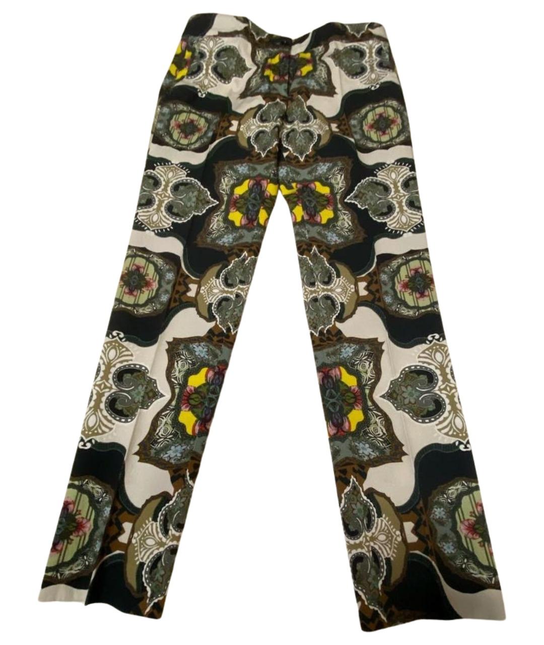 ETRO Мульти вискозные прямые брюки, фото 1