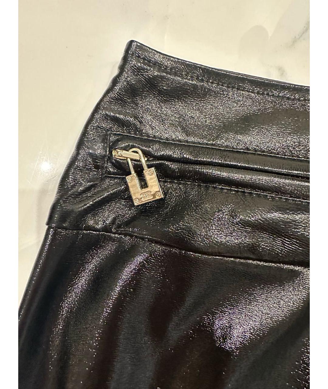 ELISABETTA FRANCHI Черная юбка мини, фото 3
