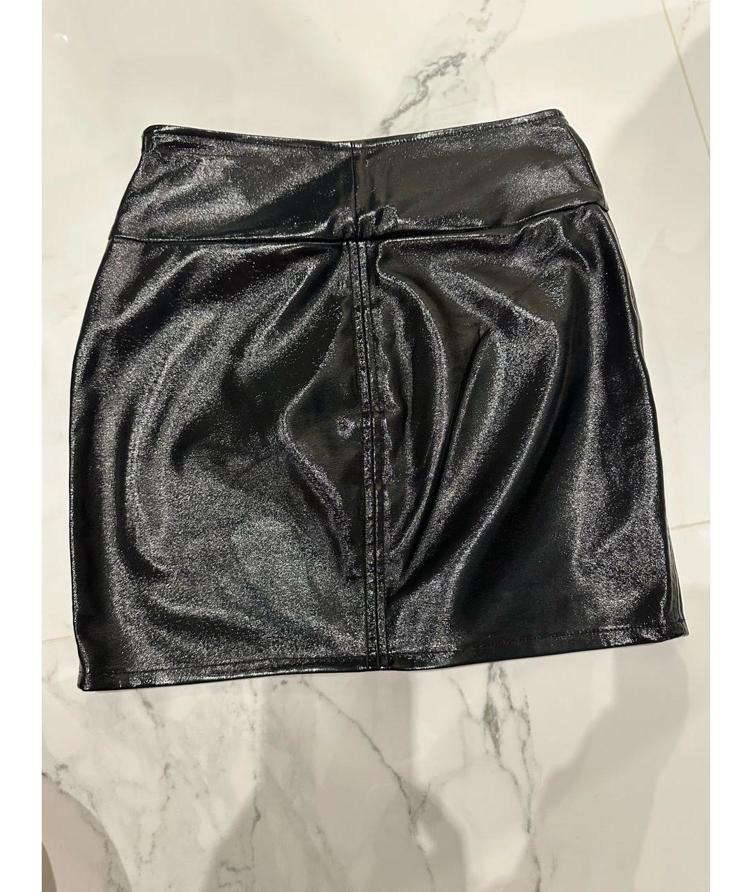 ELISABETTA FRANCHI Черная юбка мини, фото 2