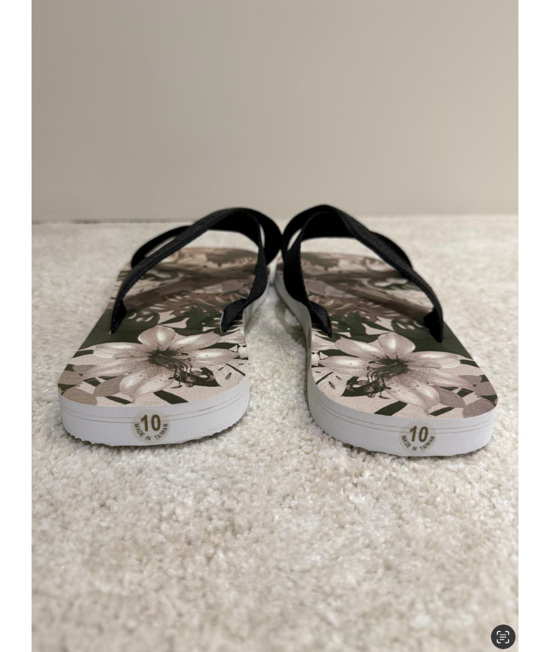 DOLCE&GABBANA Мульти резиновые шлепанцы, фото 6