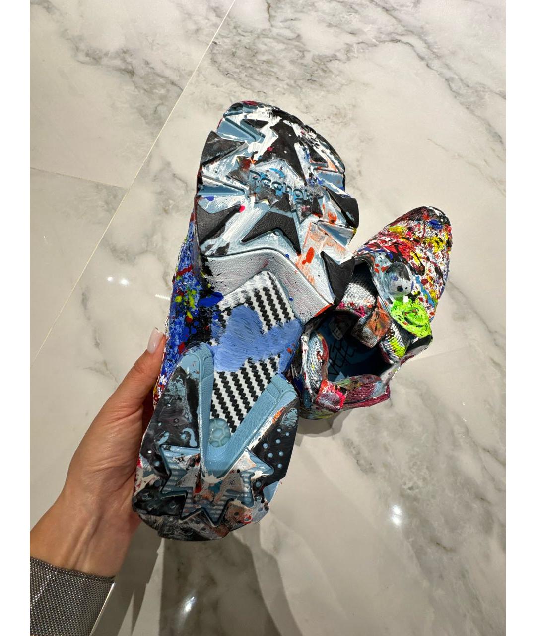 VETEMENTS Мульти текстильные кроссовки, фото 6