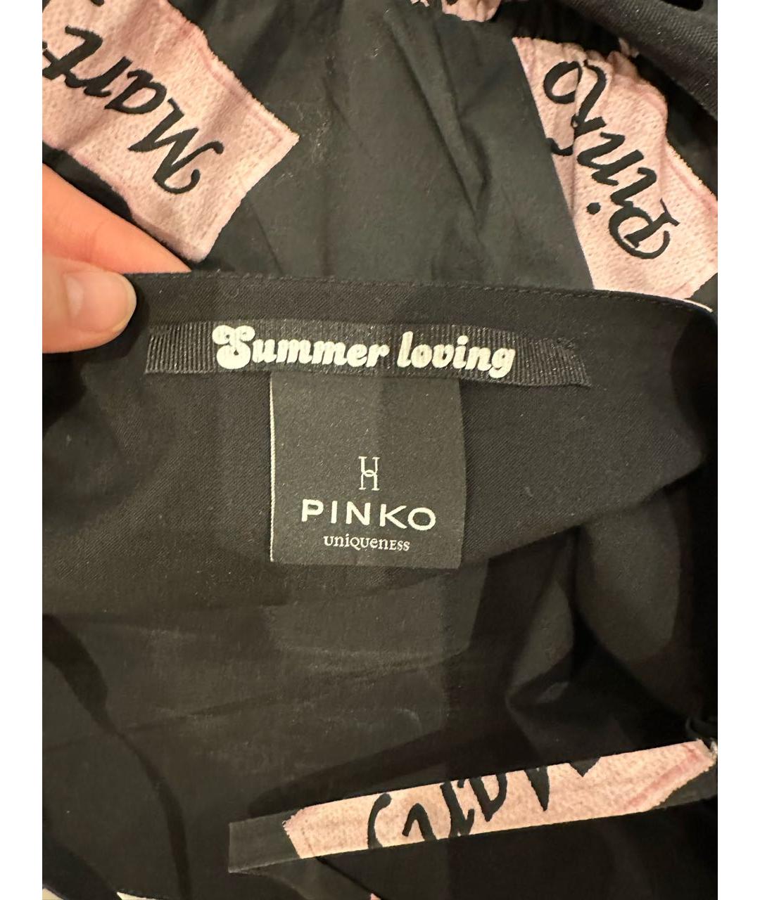 PINKO Черный сарафан, фото 3