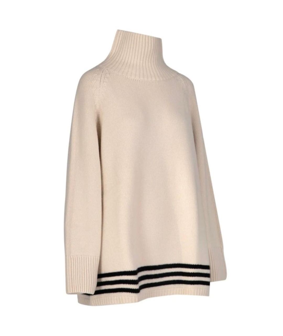 KHAITE Бежевый кашемировый джемпер / свитер, фото 3