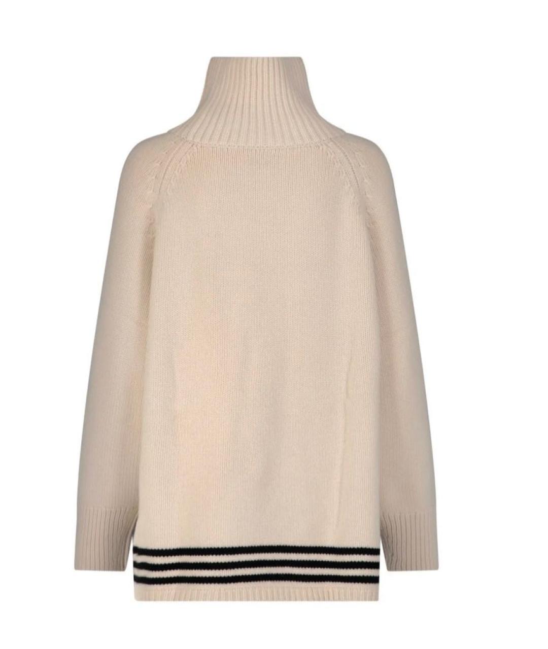 KHAITE Бежевый кашемировый джемпер / свитер, фото 2