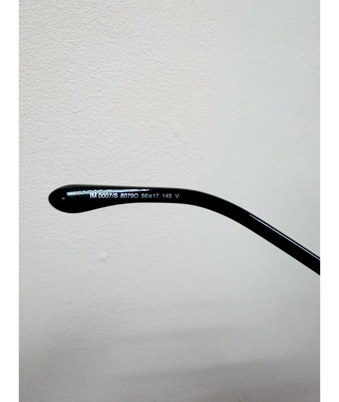 ISABEL MARANT Черные пластиковые солнцезащитные очки, фото 8